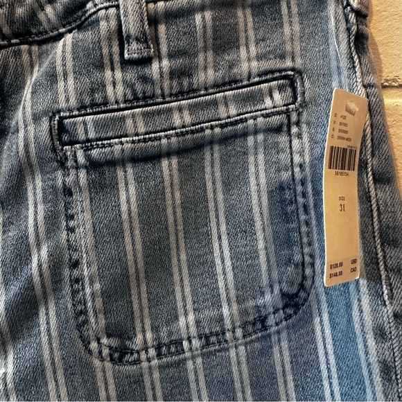 NWT Pilcro striped high rise slim jeans - Picture 3 of 11